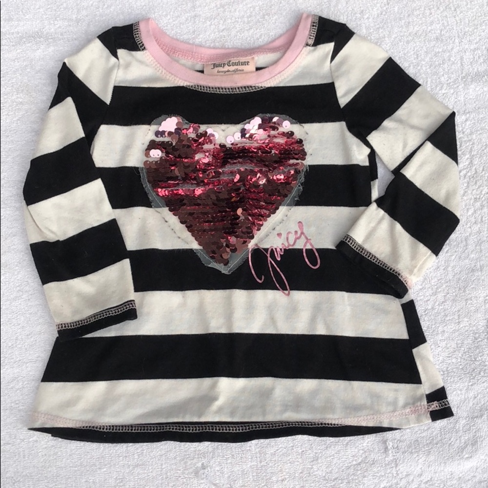 Juicy Heart sequin shirt